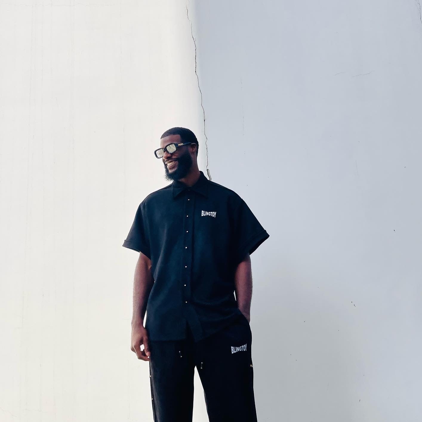 Galion Black Cream Pant