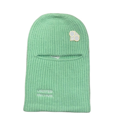 Cagoule de luxe marque française france homme femme classique mixte unisexe de qualité bio ghost limited blingtoy haute couture prêt-à-porter streetwear accessoire de qualité broderie blingtoy coton confortable résistant vert corail élastique.