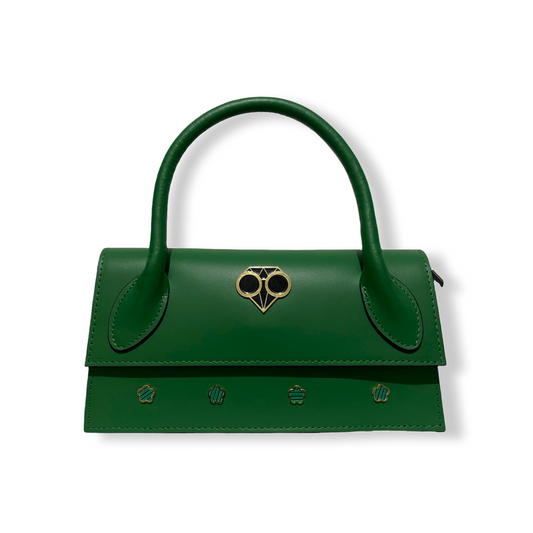 Sac Abadie Love Eden Vert de luxe marque française france homme femme classique mixte unisexe de qualité bio haute couture prêt-à-porter streetwear accessoire de qualité épais résistant avec poche rembourré confortable élégant chic raffiné.