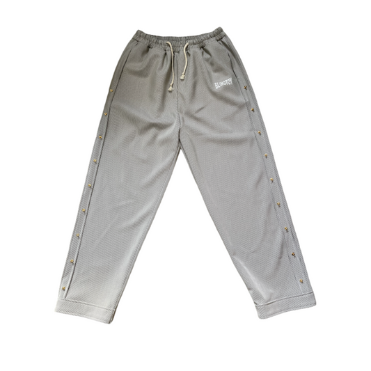 Pantalon Galion Grey Royal gris de luxe oversize marque française france homme femme classique mixte unisexe de qualité bio haute couture prêt-à-porter streetwear vêtement textile de qualité imprimé blingtoy épais.