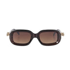 Lunette 3B Gold Brown marron de luxe marque française france homme femme classique mixte unisexe de qualité prêt-à-porter streetwear accessoire de qualité confortable résistante élégante chic raffinée.